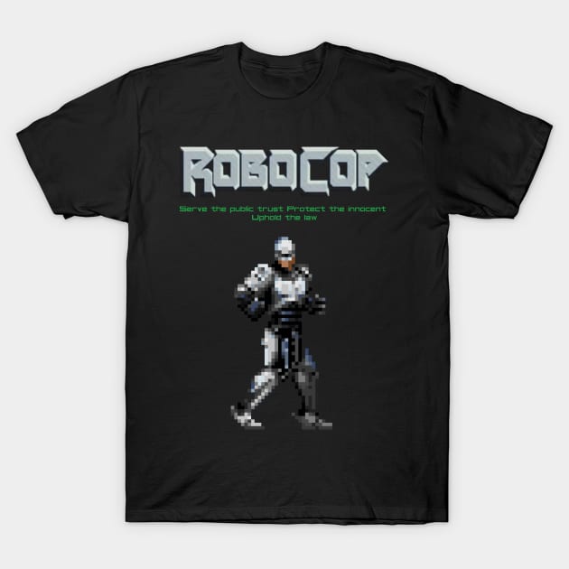 Arcade Robocop T-Shirt by retrogameraddict